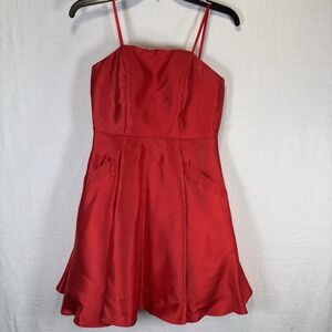 Julie Kristopher Women's Spaghetti Strap Short Red Prom Dress Size 3